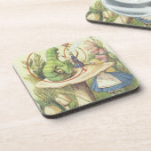 Alice trifft die Raupe Getränkeuntersetzer (Linke Seite)