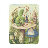 Alice trifft die Raupe Magnet (Vertikal)