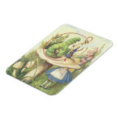 Alice trifft die Raupe Magnet (Linke Seite)