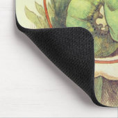 Alice trifft die Raupe Mousepad (Ecke)