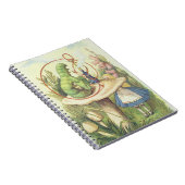 Alice trifft die Raupe Notizblock (Rechte Seite)