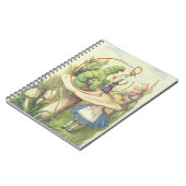 Alice trifft die Raupe Notizblock (Linke Seite)