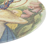 Alice trifft die Raupe Schneidebrett (Ecke)