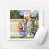 Alice trifft Humpty Dumpty in Wonderland Mousepad (Mit Mouse)
