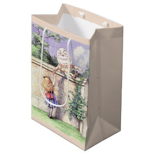 Alice trifft Humpty Dumpty Mittlere Geschenktüte