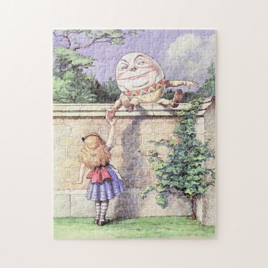Alice trifft Humpty Dumpty Puzzle (Vertikal)