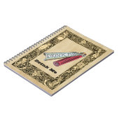 Alice - Trink mich 1865 Notizblock (Linke Seite)