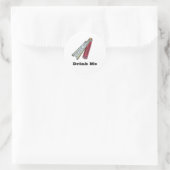 Alice - Trink mich 1865 Runder Aufkleber (Tasche)