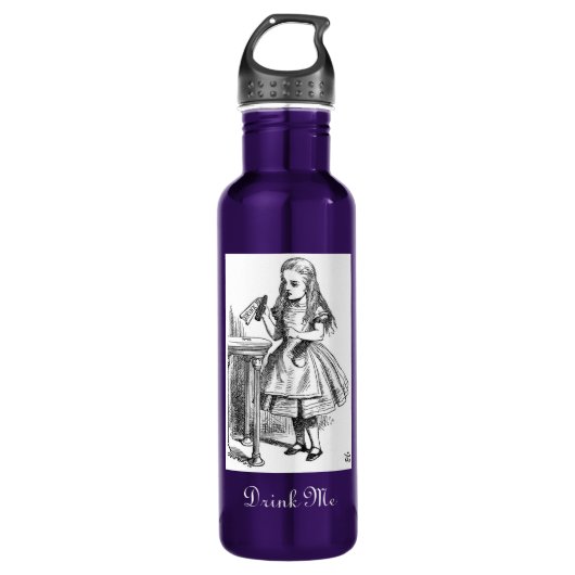 Alice "trinken mich " trinkflasche (Vorderseite)