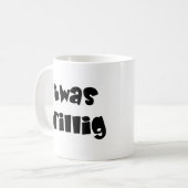 alice twas brilliant kaffeetasse (Vorderseite Links)