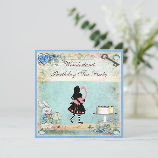 Alice- u. einladung (Stehend Vorderseite)