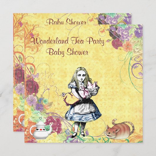 Alice- u. einladung (Vorne/Hinten)