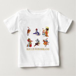 Alice u. Freunde im Märchenland Baby T-shirt