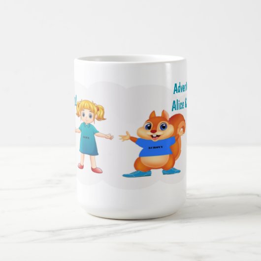 Alice und Aurovy Kaffeetasse (Mittel)