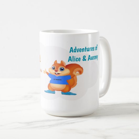 Alice und Aurovy Kaffeetasse (VorderseiteRechts)