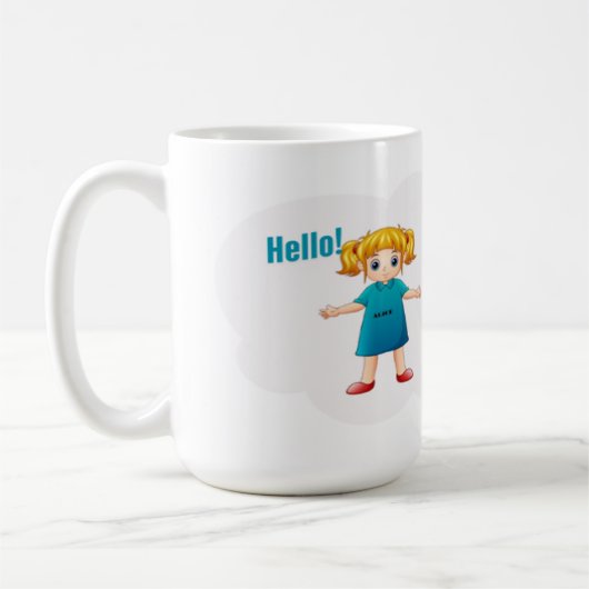 Alice und Aurovy Kaffeetasse (Links)