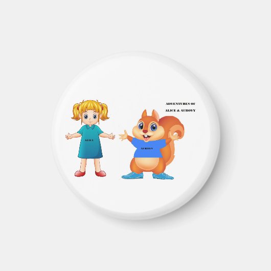 Alice und Aurovy Magnet (Vorne)