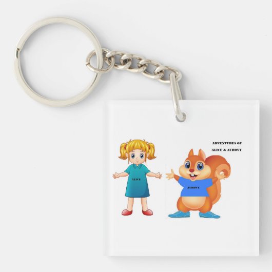 Alice und Aurovy Schlüsselanhänger (Vorderseite)