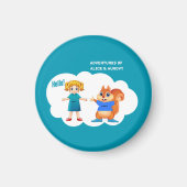 Alice und Aurovy Thema farbig Magnet (Vorne)