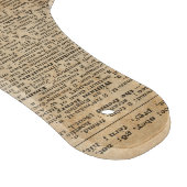 Alice- und Cheshire-Katzen-Zitat-Wörterbuch-Kunst Schneidebrett (Ecke)