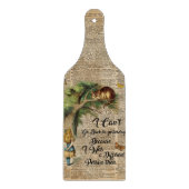 Alice- und Cheshire-Katzen-Zitat-Wörterbuch-Kunst Schneidebrett (Vorderseite)