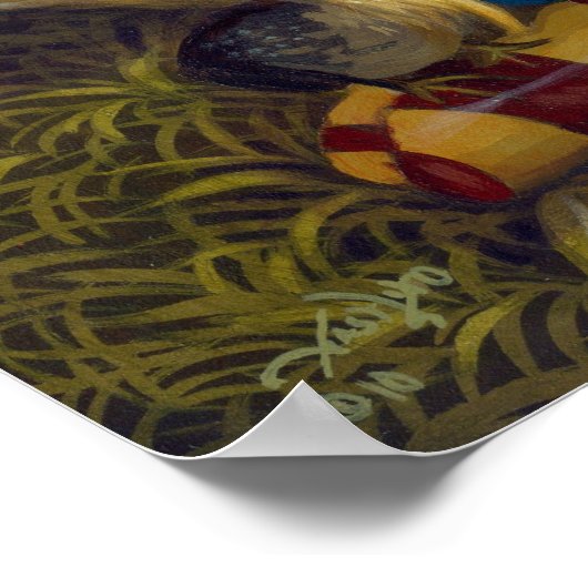 Alice und das Bosch Monsters ART PRINT Wunderland Poster (Ecke)