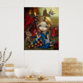 Alice und das Bosch Monsters ART PRINT Wunderland Poster (Küche)