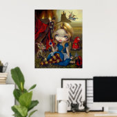 Alice und das Bosch Monsters ART PRINT Wunderland Poster (Heimbüro)