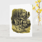 Alice und das Hirsche Karte (Gelbe Blume)