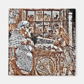 Alice und das Knitterschaf Magnet (Vorne)