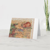 Alice und das Mad Hatter Tea Party Karte (Rückseite)