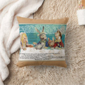Alice und das Mad Hatter Tea Party Kissen (Decke)