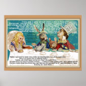 Alice und das Mad Hatter Tea Party Poster (Vorne)
