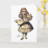 Alice und das Schwein Karte (Gelbe Blume)