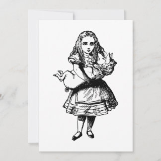 Alice und das Schweine-Baby in schwarz