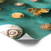 Alice und das weiße Kaninchen auf einer Floattour Poster (Ecke)