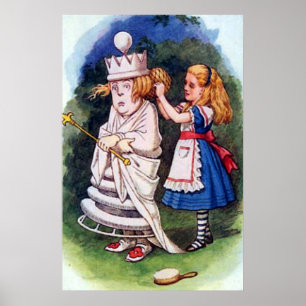 Alice und das White Queen Poster