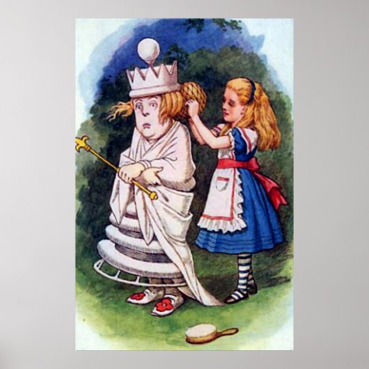 Alice und das White Queen Poster (Vorne)