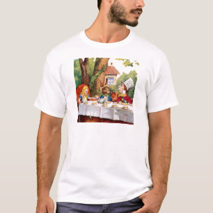 Alice und das wütenden der Tee-Party des T-Shirt