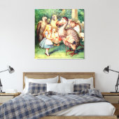 Alice und der Dodo Bird im Wunderland Leinwanddruck (Insitu (Schlafzimmer))