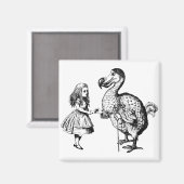 Alice und der Dodo Magnet (Vorderseite/Rückseite)