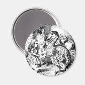 Alice und der Dodo Magnet (Vorderseite/Rückseite)