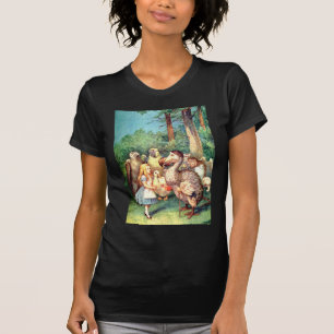 Alice und der Dodo-Vogel in Wonderland T-Shirt