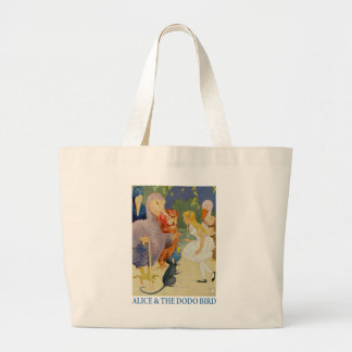 Alice und der Dodo-Vogel Jumbo Stoffbeutel