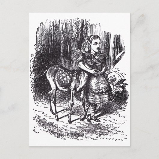 Alice und der Vater Postkarte (Vorderseite)
