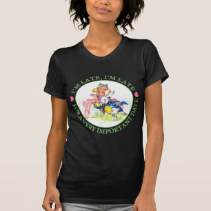 ALICE UND DER WEISSE RABBIT - ICH BIN SPÄT! T-Shirt