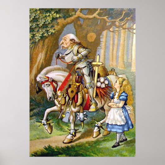 Alice und der Weiße Ritter im Wunderland Poster (Vorne)