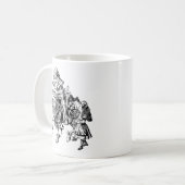Alice und der weiße Ritter Kaffeetasse (Vorderseite Links)