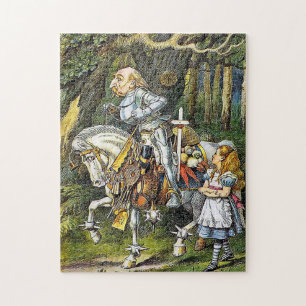 Alice und der weiße Ritter Puzzle