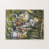 Alice und der weiße Ritter Puzzle (Horizontal)
